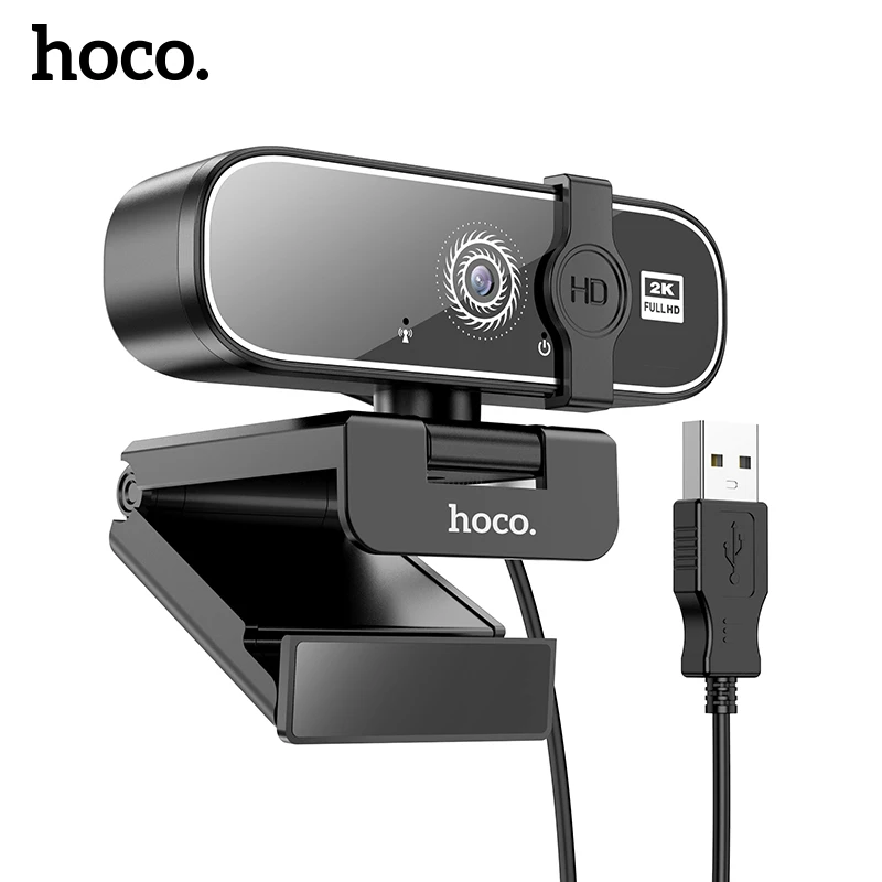 Hoco 1080p Webcam 2k Full Hd For Pc Computer Laptop Usb Web Cam With Microphone Autofocus Webcamera For Youtube Video Calling Webcams Aliexpress