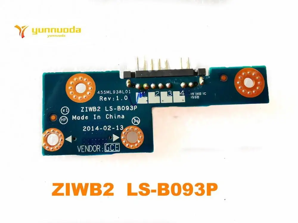 Оригинальный Для ZIWB2 LS-B093P Lenovo ideapad B50-30 B50-45 B50-70 B51-30 ноутбук батарея разъем доска
