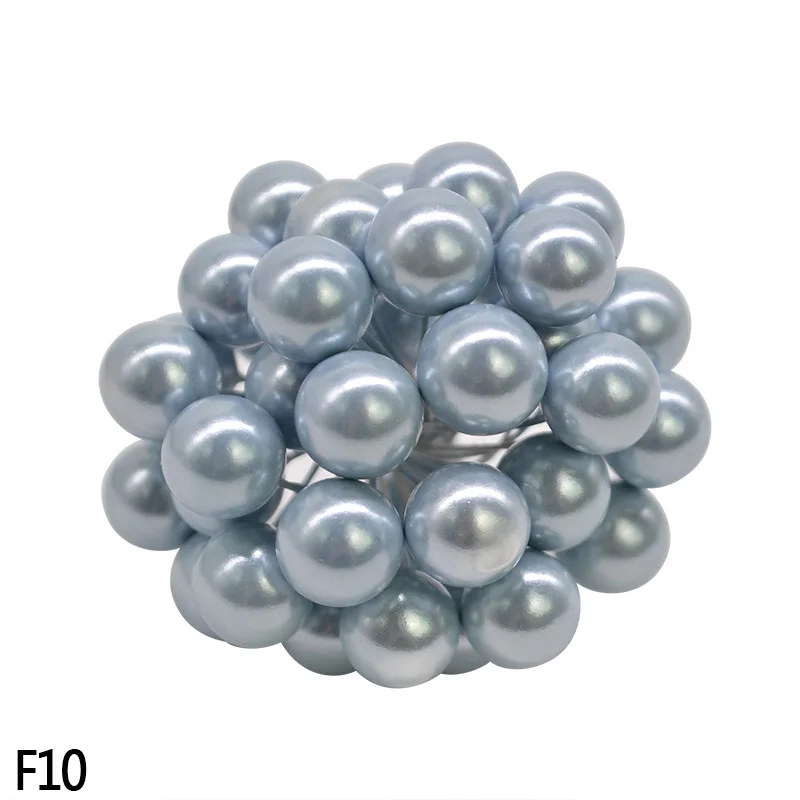 F10 50 шт./лот, искусственные цветы, фрукты, тычинки, мини ягоды, пучок вишни, пластиковые перламутровые тычинки, свадебные украшения, Подарочная коробка DIY - Цвет: F10