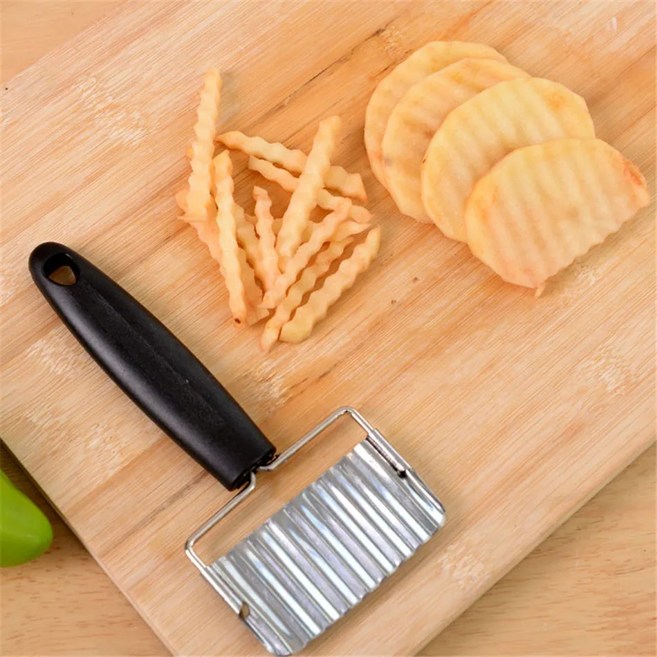 SEAAN Овощной морковь лезвие картофеля фруктов резка Crinkle волнообразный резак слайсер нержавеющая кухня аксессуары инструменты