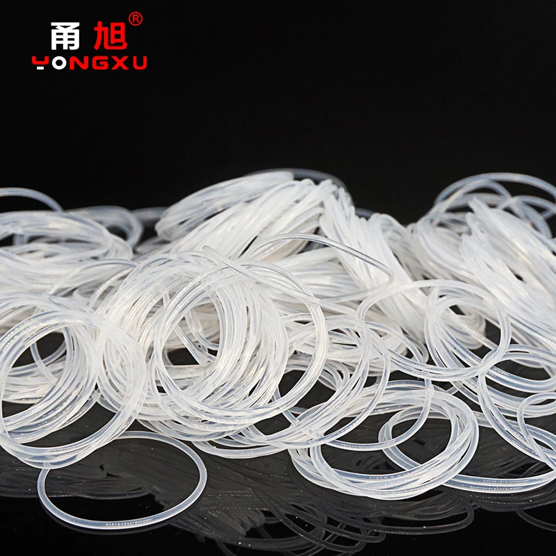 10PCS/Lot VMQ O Ring Seal Gasket Thickness CS1/1.5/1.9mm OD4-40mm Silicone Rubber Insulation Waterproof Washer Green Non-toxic