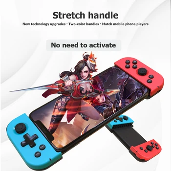 

for PUBG Game Controller Bluetooth 4.0 Telescopic Mobile Game Controller Wireless Gamepad for iPhone Android Phone