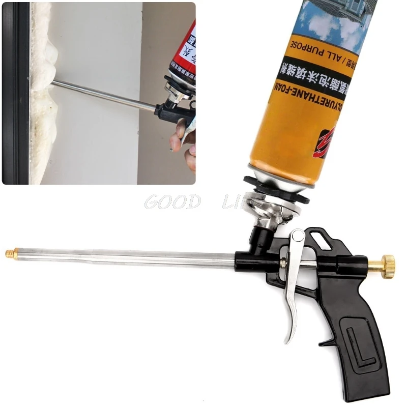 

Manual PU Spray Foam Gun Heavy Duty Good Insulation DIY Professional Applicator Foam Gun U4LB