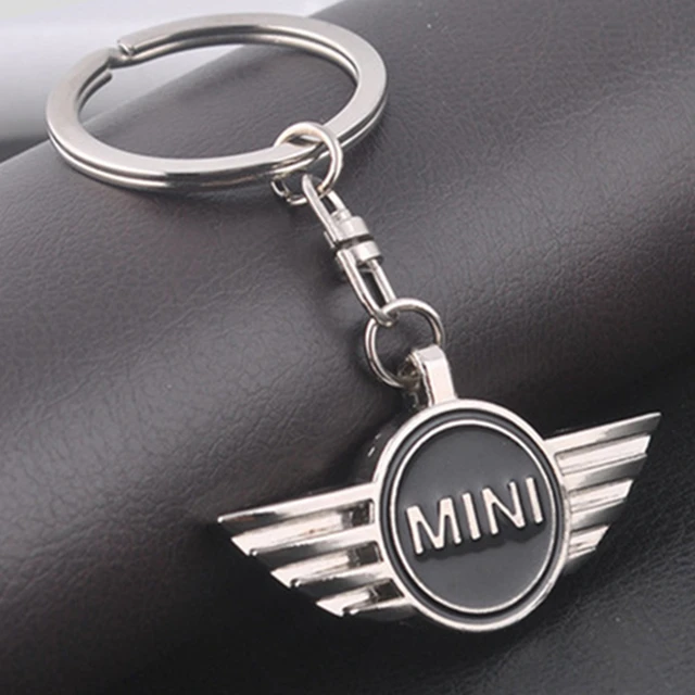 Waterdrop PU Leather Car Logo Keychain Keyring Key Holder for MINI COOPER  Countryman Paceman Clubman JCW Coupe Roadster R50 R52 R56 R57 R58 R60 etc.