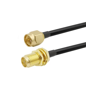 

1Pcs SMA Male Plug to RP SMA Female Jack Low Loss RG58 Coaxial Cable Extension Pigtail Cables Connector 1M 3M 5M 8M 10M 12M 15M