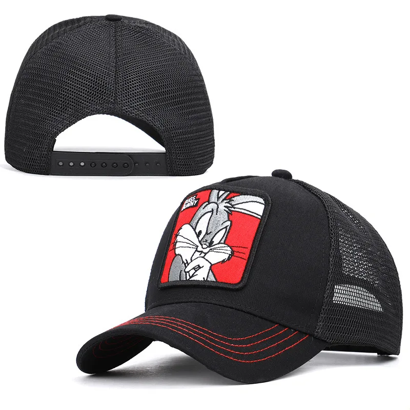 

Cartoon animal net cap cotton embroidered dad hat Snapback summer sun baseball cap leisure outdoor beach hats