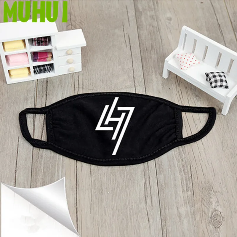 

1PC Kpop EXO LUHAN reloaded Logo Cotton Dustproof Mouth Face Mask Unisex Cycling Anti-Dust Facial Protective Cover Masks 19408