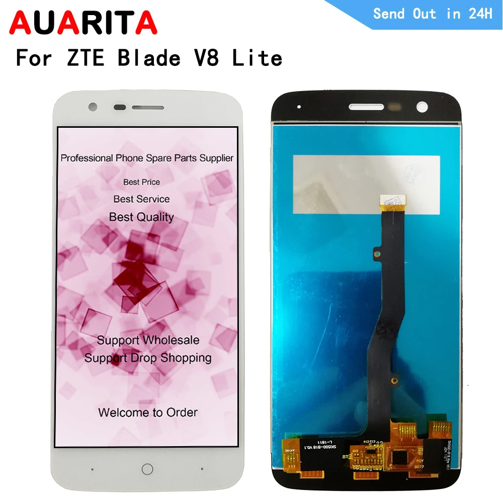 5.0&quot LCD For ZTE Blade V8 lite Display+Touch panel Screen Replacement Digitizer Assembly V8lite Display Phone Repair | Мобильные