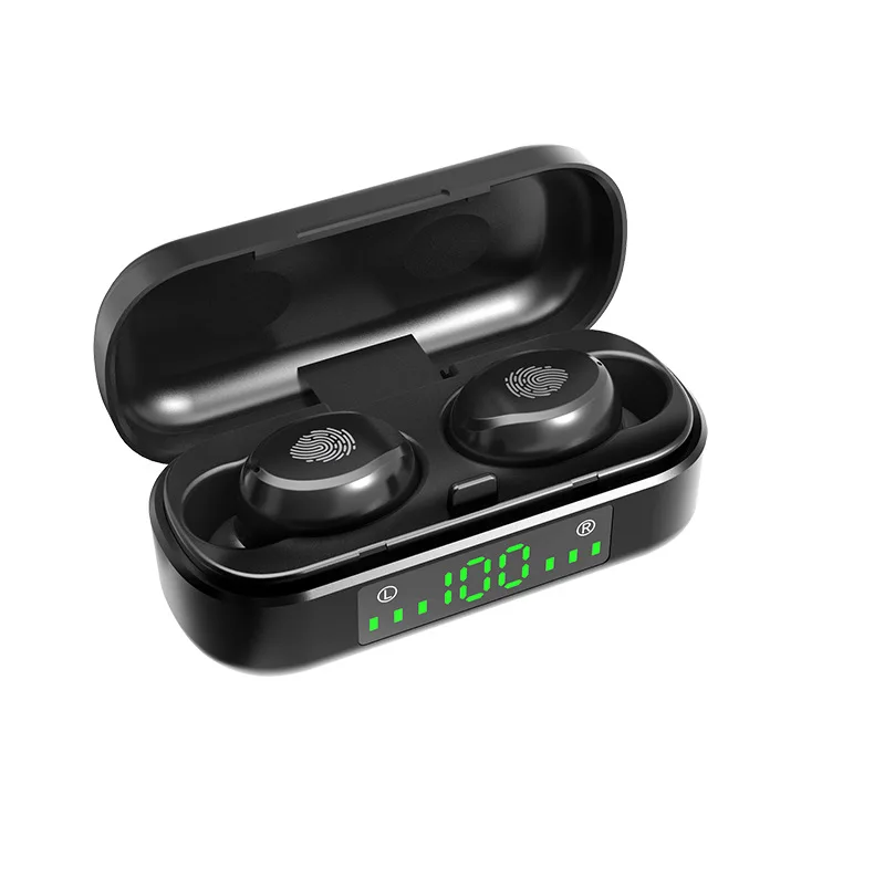 Aoogoor V8 Wireless Headphones Bluetooth V5 0 TWS Hifi Stereo Touch Control Earphone with Microphone