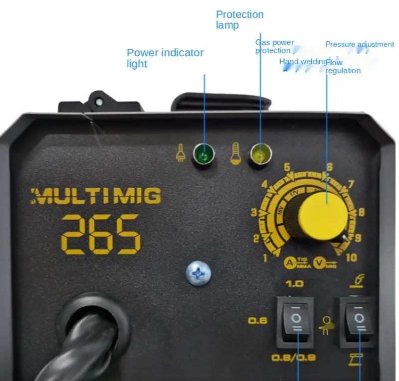 Airless two-shielded carbon dioxide semi-automatic welding machine 220v household electric welding machine