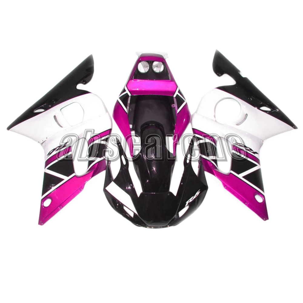 ABS Plastic Full Fairing Kit For Yamaha YZF600 R6 1998 1999 2000 2001 2002 Injection Motorcycle Cowlings Gloss Pink White Black |