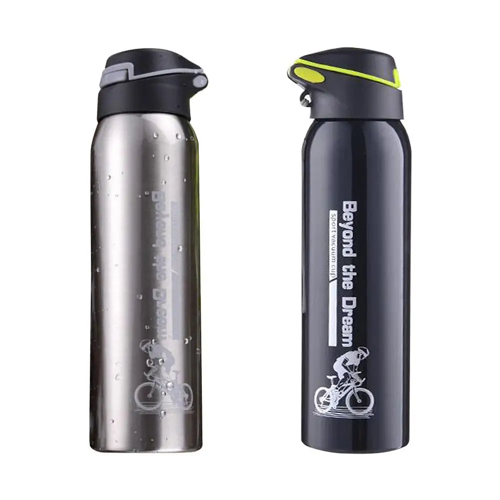 500ml Sport Water Bottles 500ml MTB Bike Bicycle Cycling Aluminum Alloy Thermal Sports Kettle Gym Water Bottle Drink Bottle Cup
