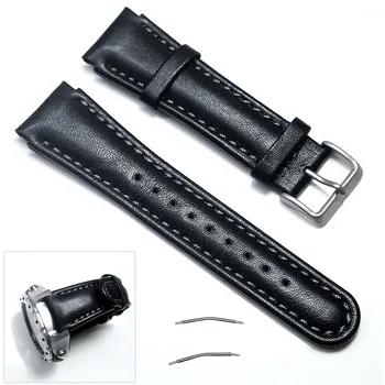 

22mm Accessories Ergonomic Wear Resistant Leather Bracelet Casual Watch Band Replacement Strap With Buckle For SUUNTO X-LANDER
