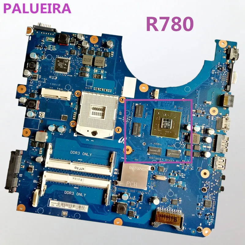 PALUBEIRA материнская плата для Samsung R780 Материнская ноутбука DDR3 HM55 BA92-06142A BA92-06142B |