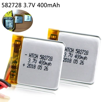

400mAh 3.7V 582728 Rechargeable li-Polymer Li-ion Battery For Q50 G700S K92 G36 Y3 Smart Watch MP3 Bluetooth Headset
