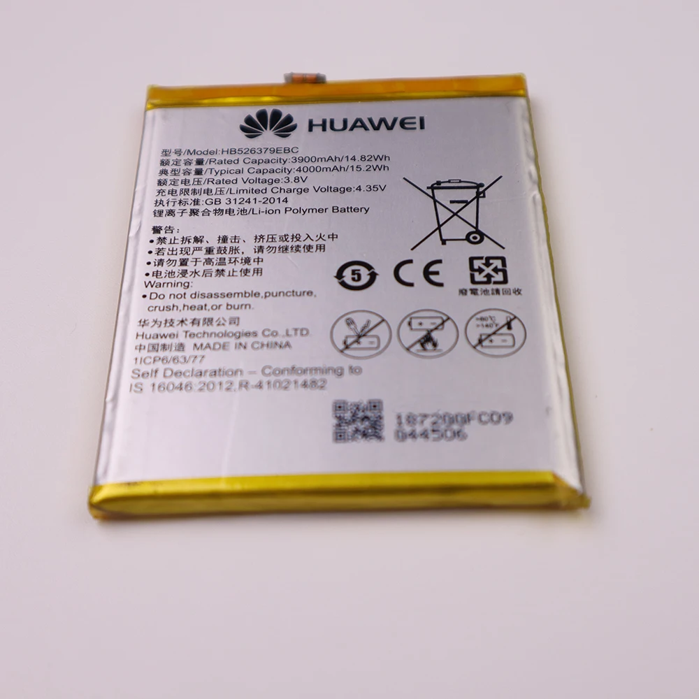 Аккумулятор 4000 мАч HB526379EBC для huawei Y6 Pro Enjoy 5 HONOR 4c pro TIT-L01 TIT-TL00-CL00 TIT-CL10