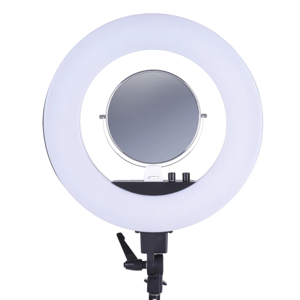 

18 Inch LED Video Ring Light Fill-in Lamp Photo Studio Photographic Lighting 50W 3200K-5500K Color Temperature Smartphone Light