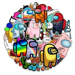 Autocollants de jeu de dessin animé, 50 pièces, téléphone portable, casque d'ordinateur portable, guitare Automobile, tasse d'eau, papeterie de décoration pour moto 