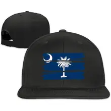 Южная флаг Каролины мужчины/женщины бейсбольная кепка, взрослый хип-хоп дальнобойщик Кепка s