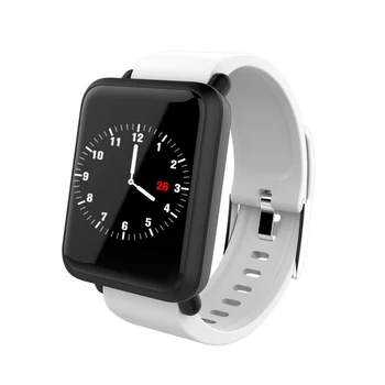 

M28 Smart Bracelet Heart Rate Monitoring Exercise Pedometer Tracker Smart Watch (White)