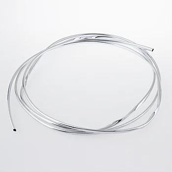 

Car Styling DIY Chrome Mouldings Strip Bumper Decorative Strips 6mm 3M Silver Adhesive Grille Impact Car Door Protection Trim