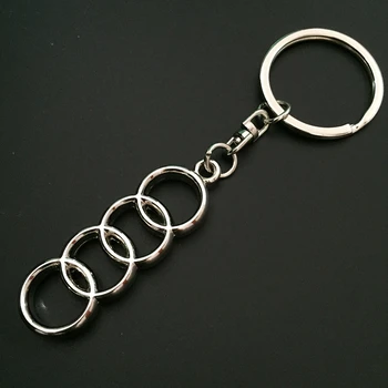 

Suitable for Audi car hollow sign metal key ring men and women waist hanging personalized gift pendant 4s shop car accessories