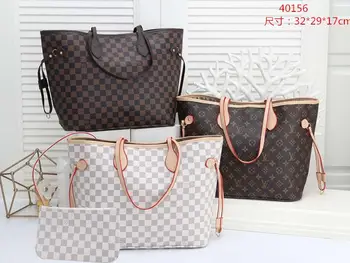 

Luxury Louis Vuitton LV- Leather Handbags Women Bags Designer Brand Women's Shoulder Bags Large Capacity Ladies Hand Bags L263