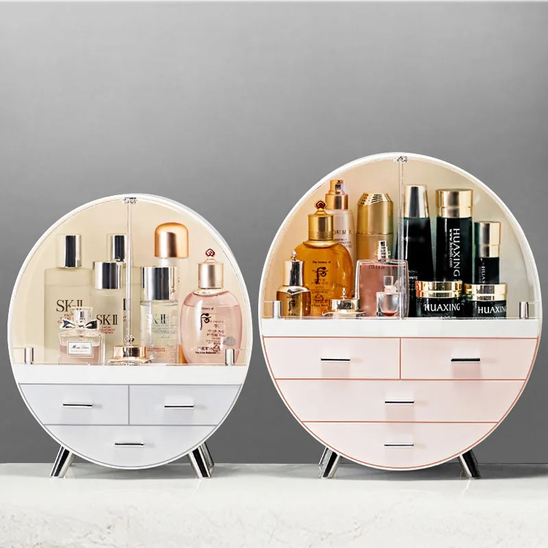

Drawer Makeup Storage Box Bathroom Brush Lipstick Holder Desktop Acrylic Jewelry Cosmetic Skin Care Comestic Organizer Rack Home
