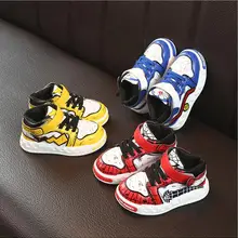 Детская обувь; осенние кроссовки для мальчиков «Человек-паук»; обувь принцессы для девочек; кроссовки; детские спортивные дышащие повседневные кроссовки; теннисные кроссовки