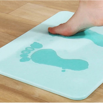 

2019 Hot Bathroom Carpet Bathroom Bath Shower Mat Non Slip Mat with Diatomaceous Earth Antibacterial Super Absorbent I88 #1