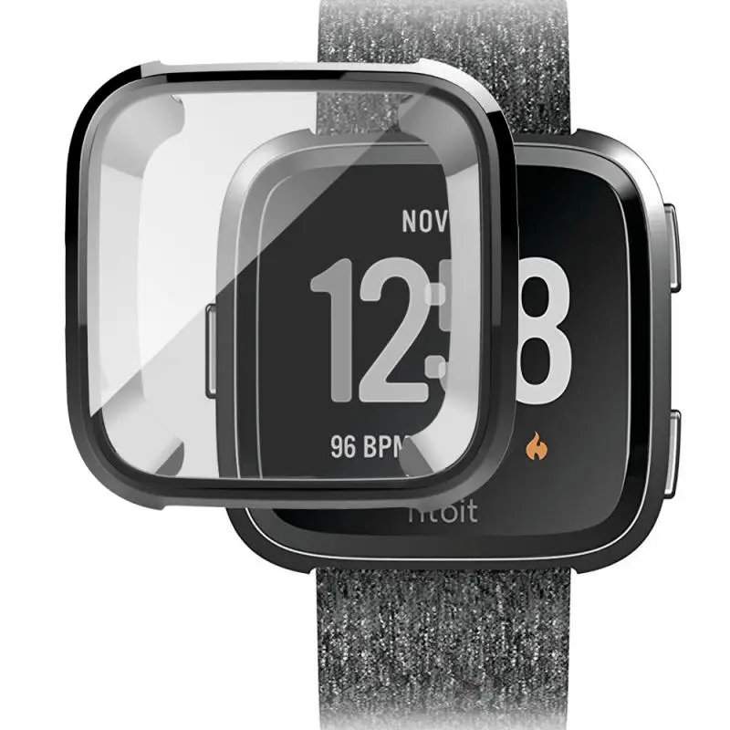 Ультратонкий Мягкий чехол из ТПУ Для Fitbit Versa с полной защитой силиконовый