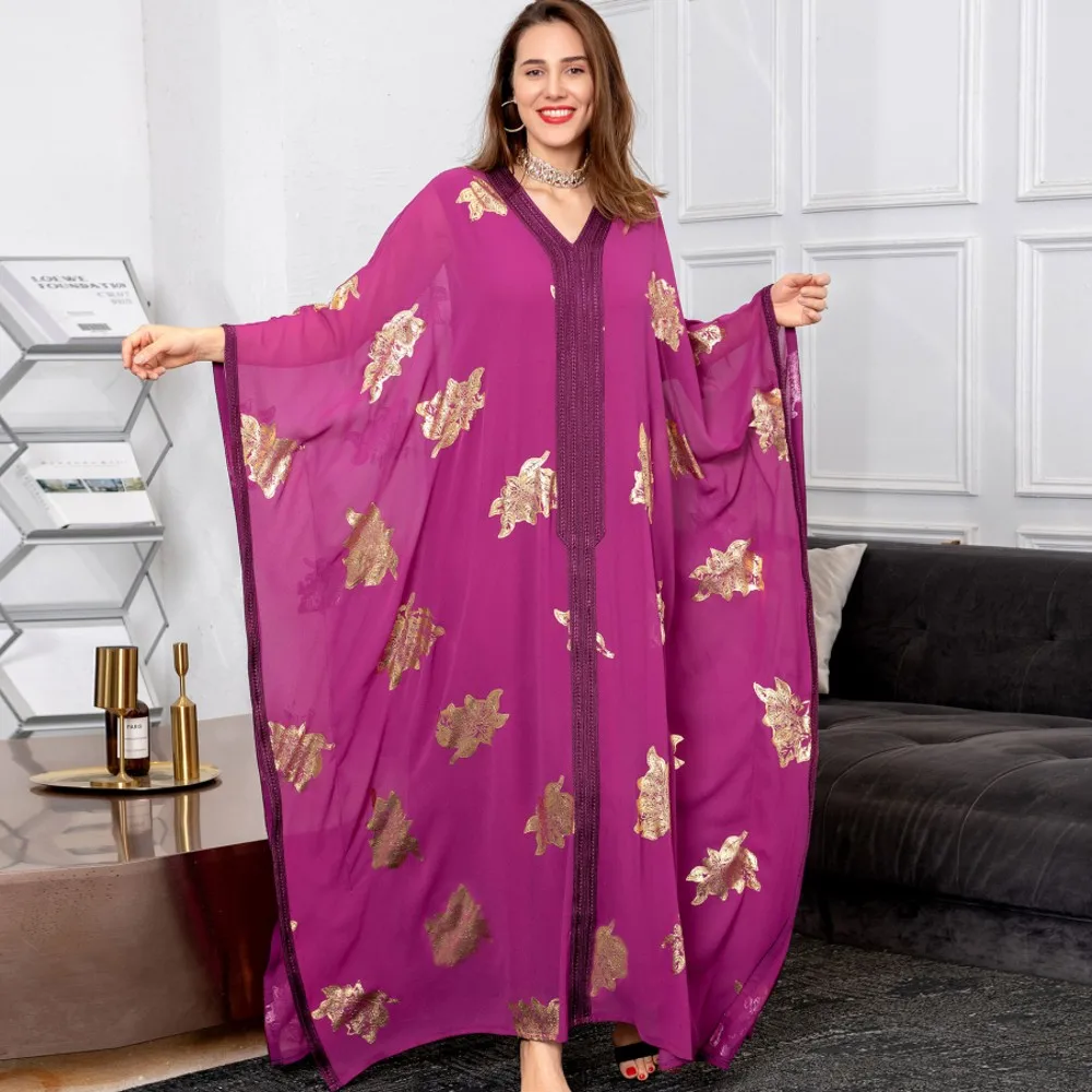 african style clothing Nigerian African Women Dress Fashion Velvet Hot Rhinestone V-neck Flared Sleeve Robe Elegant Gown Black Maxi Dress Vestido Longo Africa Clothing