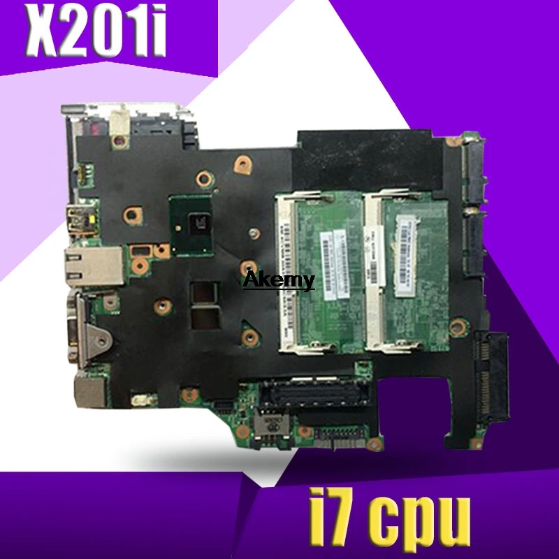 

for Lenovo Lenovo ThinkPad X201 X201I notebook motherboard FRU 63Y2066 CPU i7-620M QM57 DDR3 100% test workf