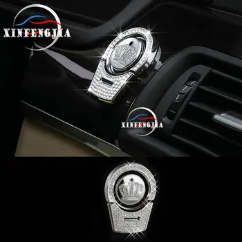 

For BMW 5 6 7 Series X3 X4 X5 X6 F10 F01 F25 F26 F15 F16 Silver Gold Crystal Engine Start Button Trim