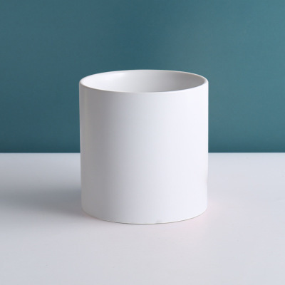 Ceramic Flower Pot Round Colorful Creative European-style Green Plant Pot