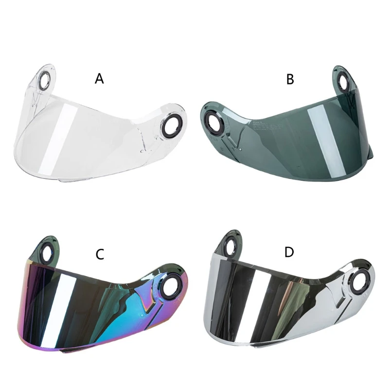 

Retro Helmet Visor Bubble Shield Lens Helmet Decorative Visor Helmet Facemask Compatible with LS2 FF370 FF394 FF325