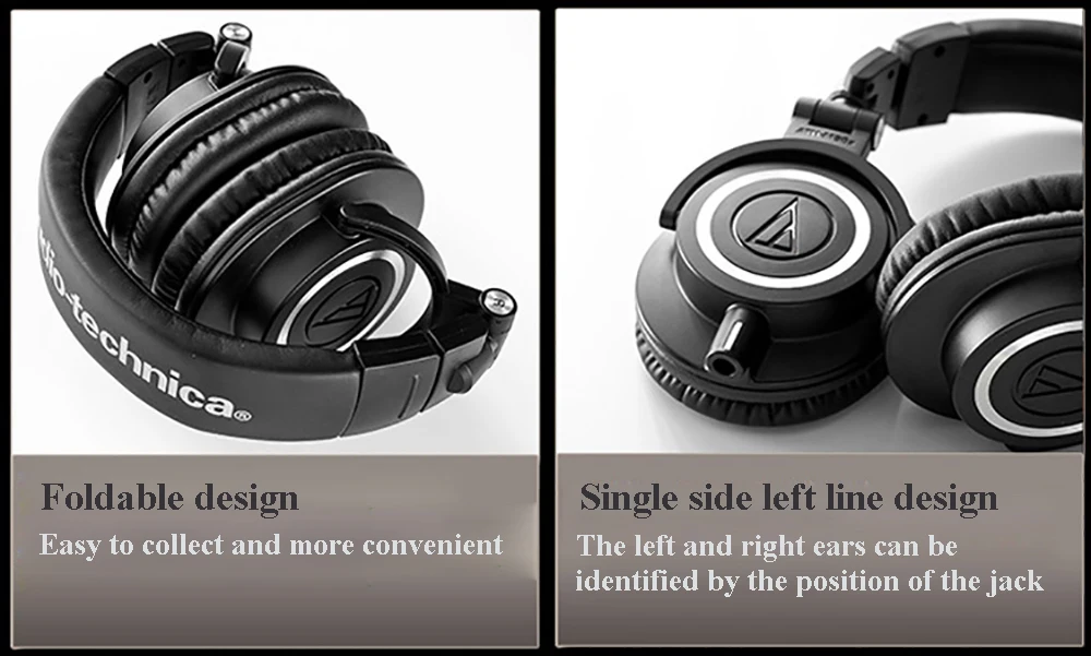 Original audio technica iron triangle ATH-M50x rd