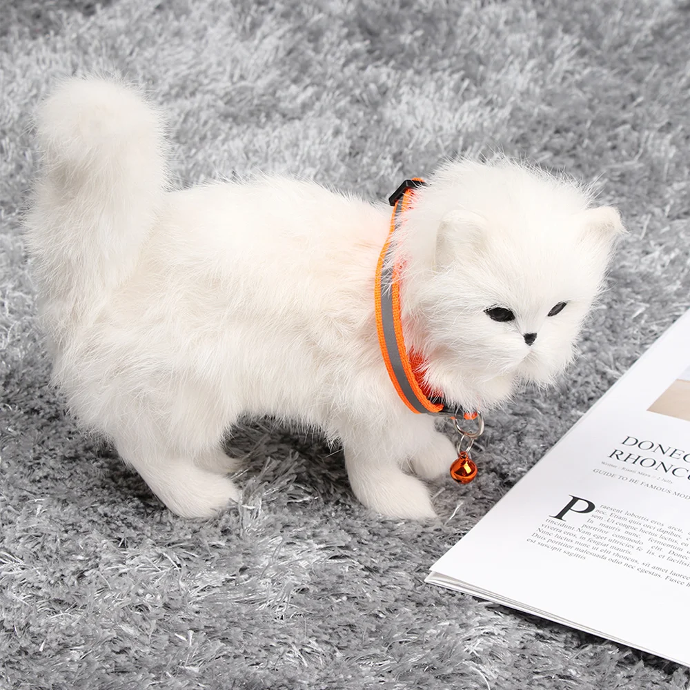 Adjustable 10 colors Cute Nylon Dog Collars Pet Collars With Bells Charm Necklace Collar For Little Dogs Cat Collars Neck Strap
