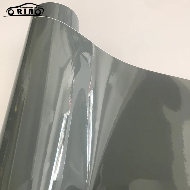 Cement Gray Gloss Vinyl Wrap Sticker-1
