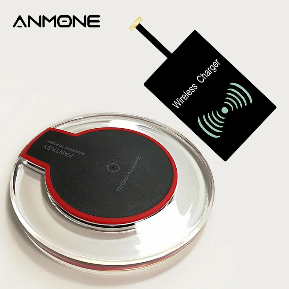 

USB Wireless Charger QI 5W Charging Pad Universal Micro USB Type C Charge Receiver for Android Phone Tablet Wireless Charge Kit
