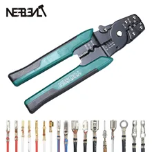 EUROP STYLE Crimping Tool Crimping Plier Wire Stripper Cutter Crimper WireTool 10-26AWG Quadrilateral Tube Bootlace Terminal