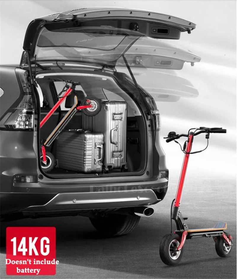 Daibot Off Road Electric Skateboard Two Wheels Electric Scooters Double Drive 10 Inch 500W Foldable Powerful Electric Scooter (9)