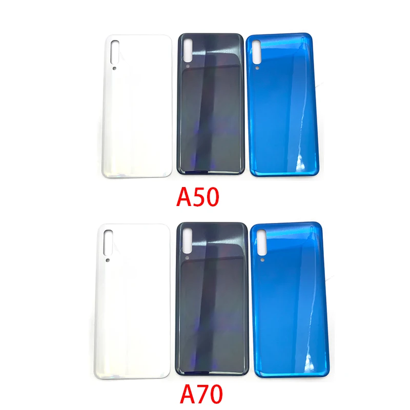 50 шт./лот задняя Батарея крышка Стекло для samsung Galaxy A40 A50 A70 A405F A505F A705F