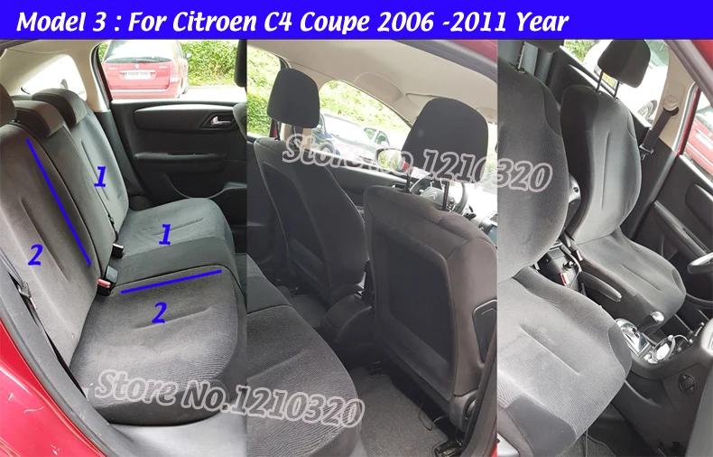 AUSFTORER чехлы для сидений на заказ для Citroen C4 Aircross ПВХ кожаный чехол для сидений Подушка поддержка передние и задние аксессуары для интерьера