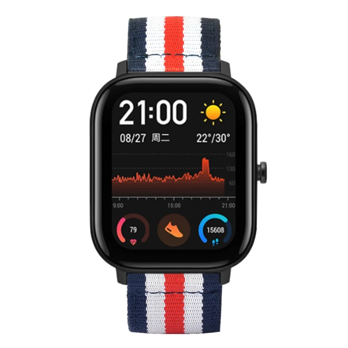 Сменный Браслет для часов часы с ремешком из полотна для Huami Amazfit GTS Smart Watch OUJ99