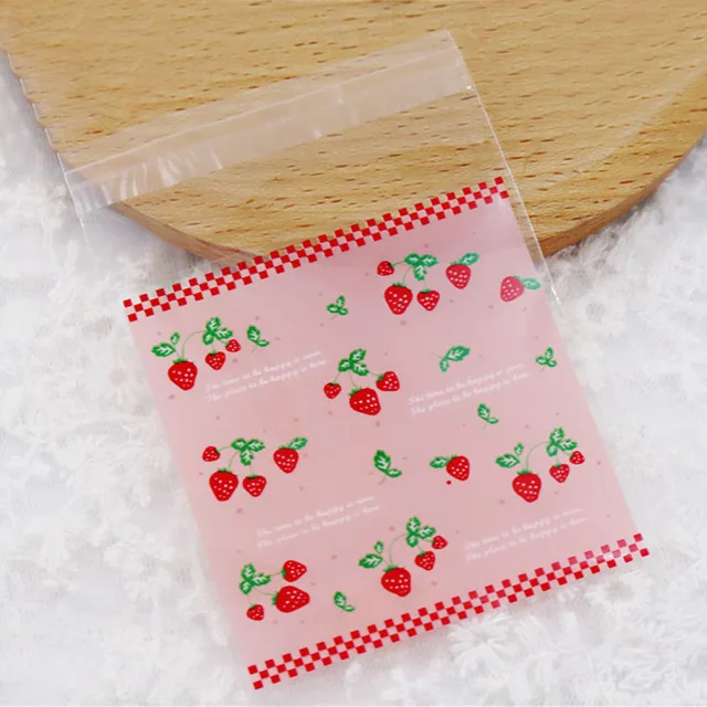 100pcs/lot 7cm Clear Candy Bag Transparent Plastic Bag Cookie OPP Bag For Wedding Birthday Party Decor DIY Gift Packaging Pouch B10