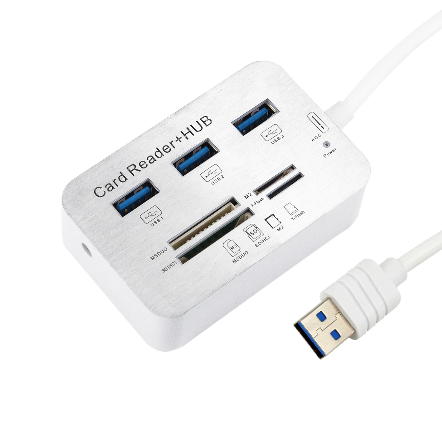 Многофункциональный SD/MMC Micro SD MS/PRO/Сера DUO M2/Флеш карты памяти TF картридер USB