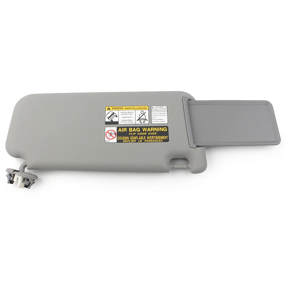 Для Toyota RAV4 Солнцезащитная шторка для автомобиля с роликовым механизмом щит Авто левый Драйвер солнцезащитный козырек 2006 2007 2008 2009 2010 Серый 74320-42501-B2 серого цвета