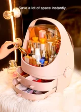 Special Offers Multifunctional Cosmetic Storage Box Space Capsule Drawer Desk Desktop Plastic Cosmetic Storage Box Large Capacity