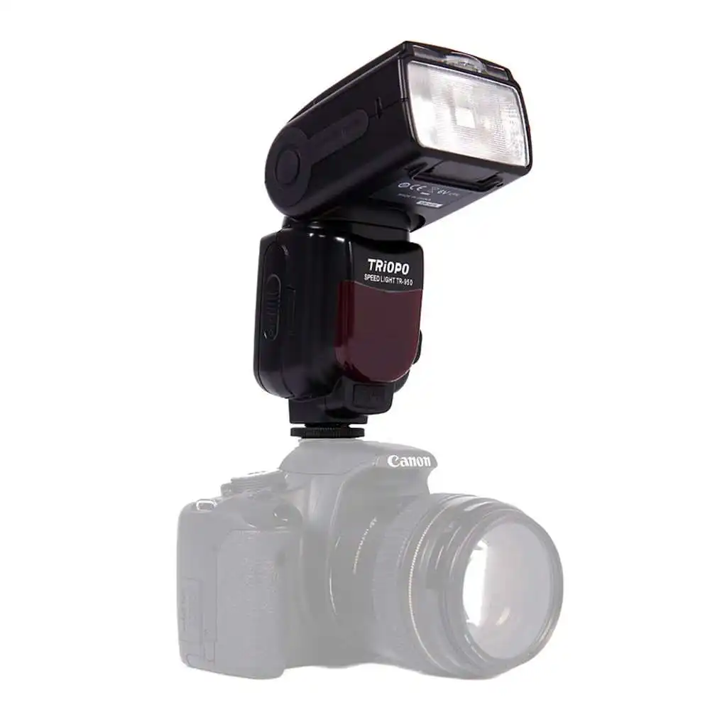 Triopo TR-950 Flash Light Speedlight Speedlite Universal for Fujifilm Olympus Nikon Canon 650D 550D 450D 1100D 60D 7D 5D Camera 5